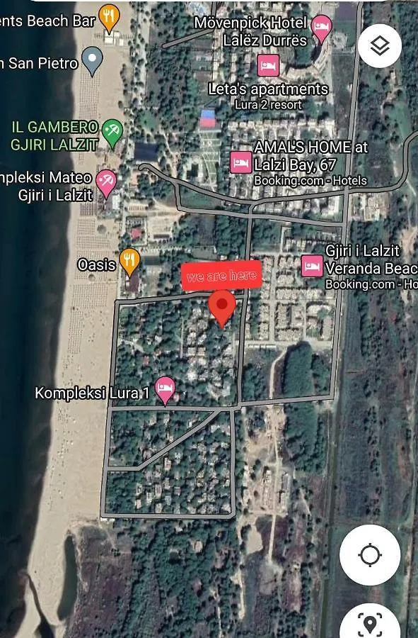 Lägenhet Beach House Gjiri I Lalzit,Mulliri I Danit Plazhi San Pietro